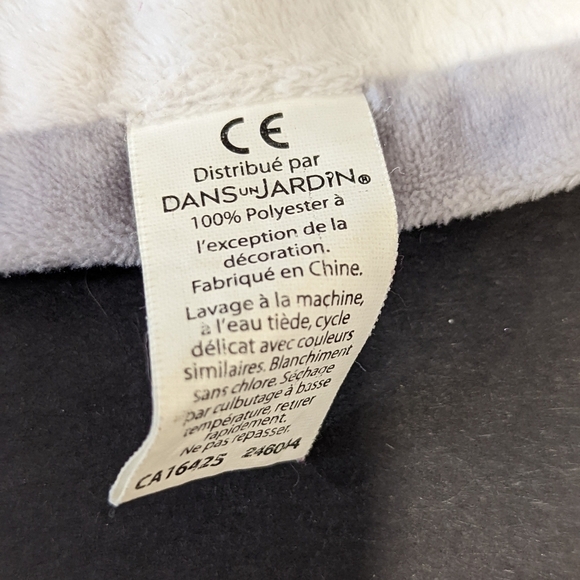 Dans Un Jardin white polar bear security blanket lovey - Picture 6 of 6